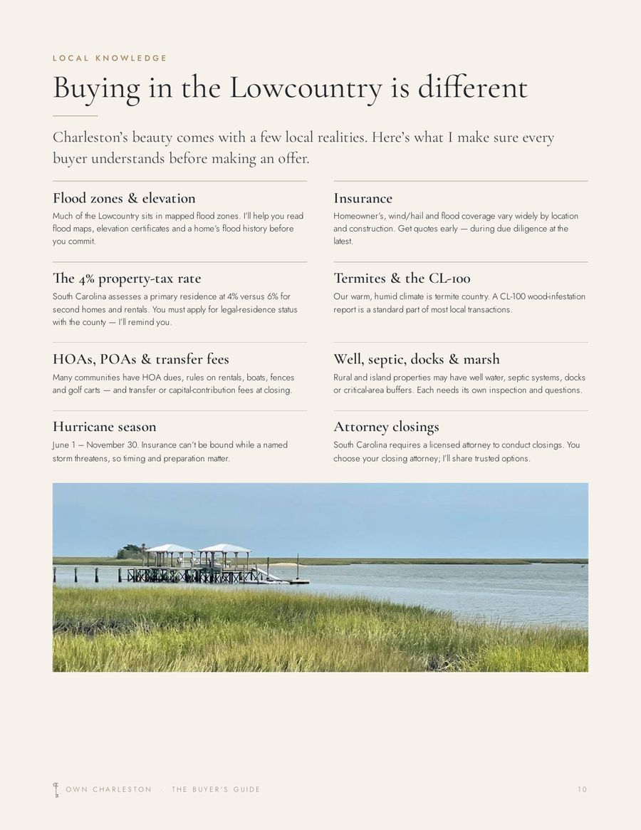 Local knowledge: what makes buying in the Lowcountry different