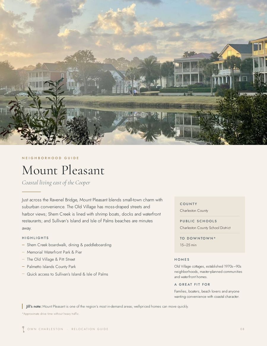 Mount Pleasant neighborhood guide page