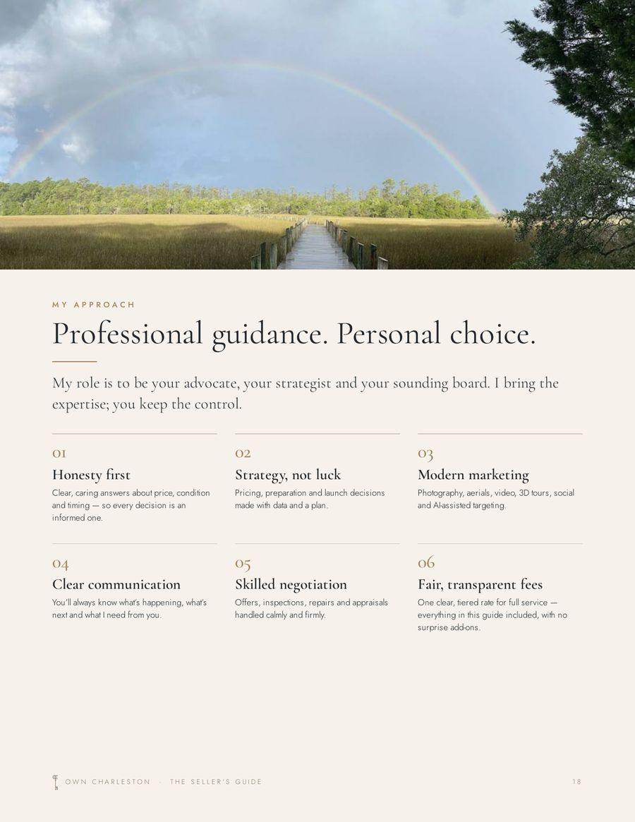 My approach: professional guidance, personal choice