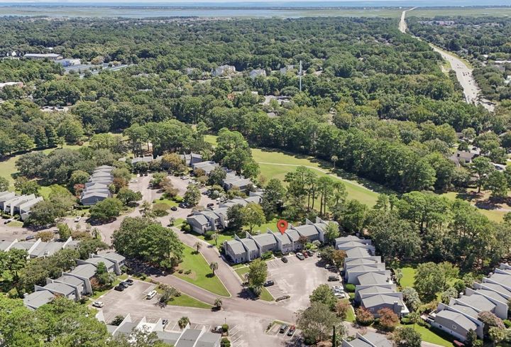 Ventura Villas community grounds from above