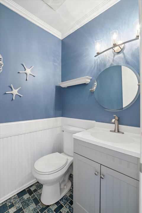 Downstairs half bath